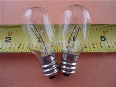 2pcs. Clear Sewing Machine Light Bulb 12V 5W 11/32 Base for Singer Viking  Pfaff